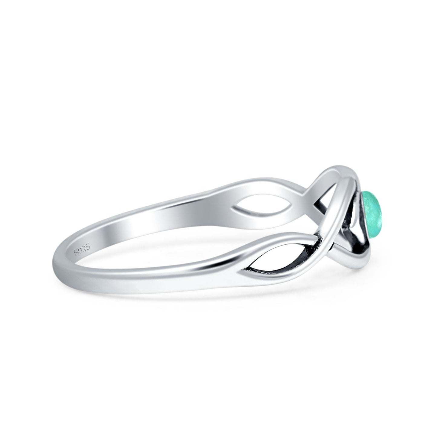 Twisted Eye Ring