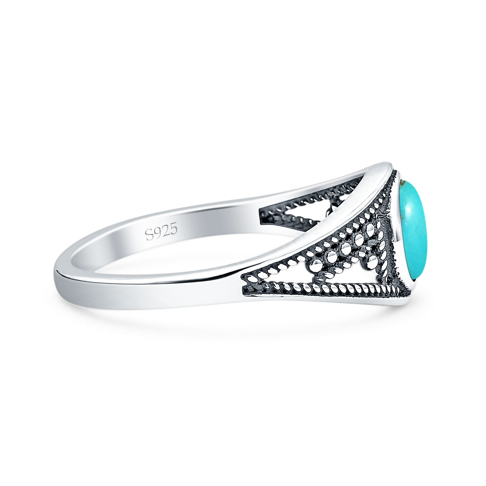 Round Stone Ring