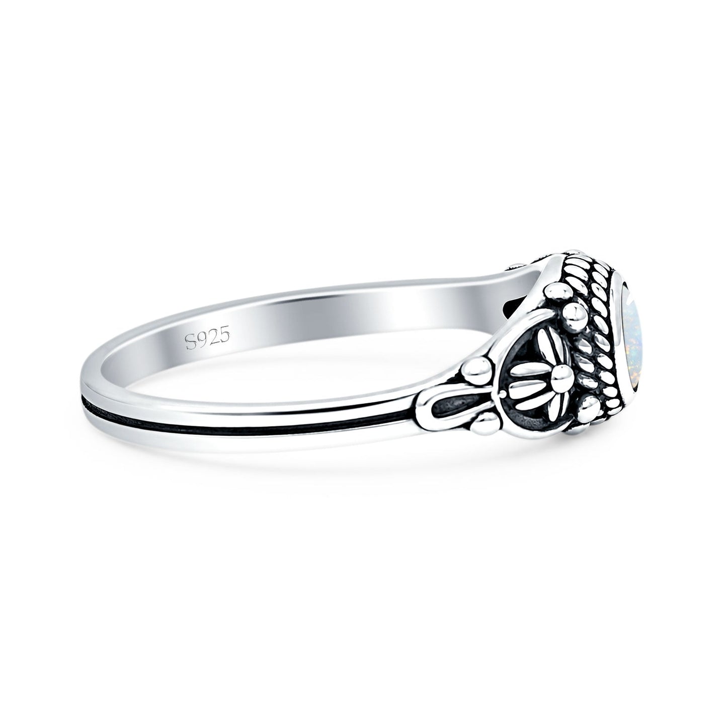 Floral Stone Ring