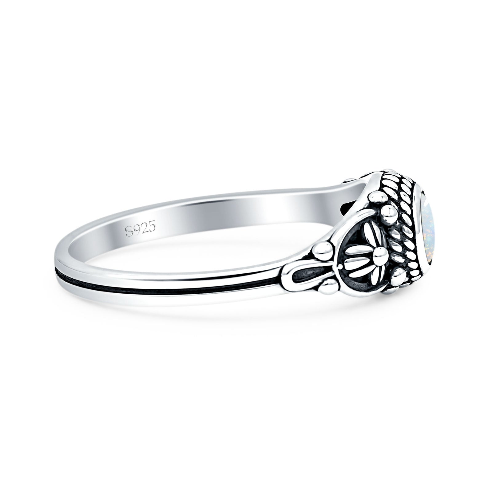Floral Stone Ring