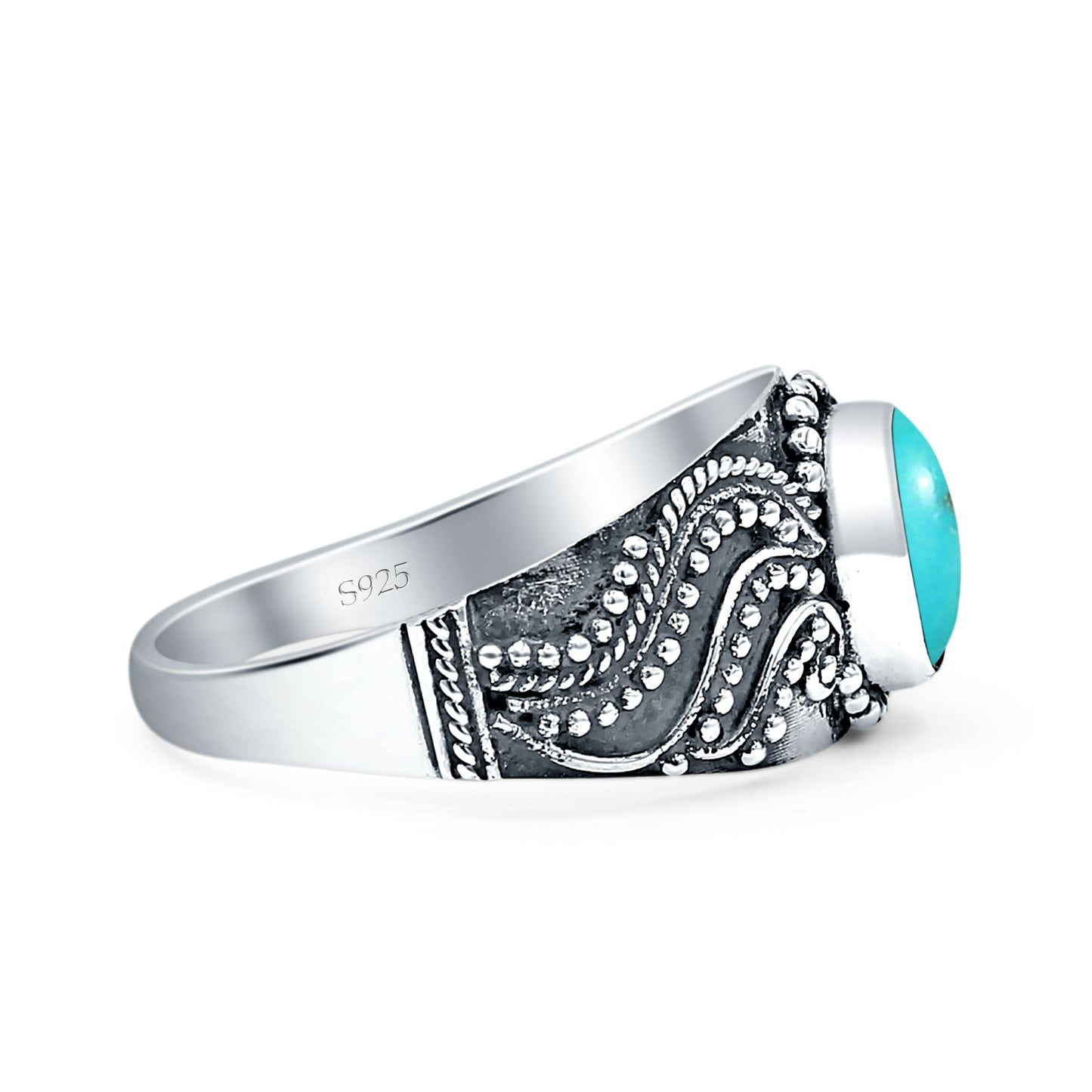 Turquoise Bali Ring
