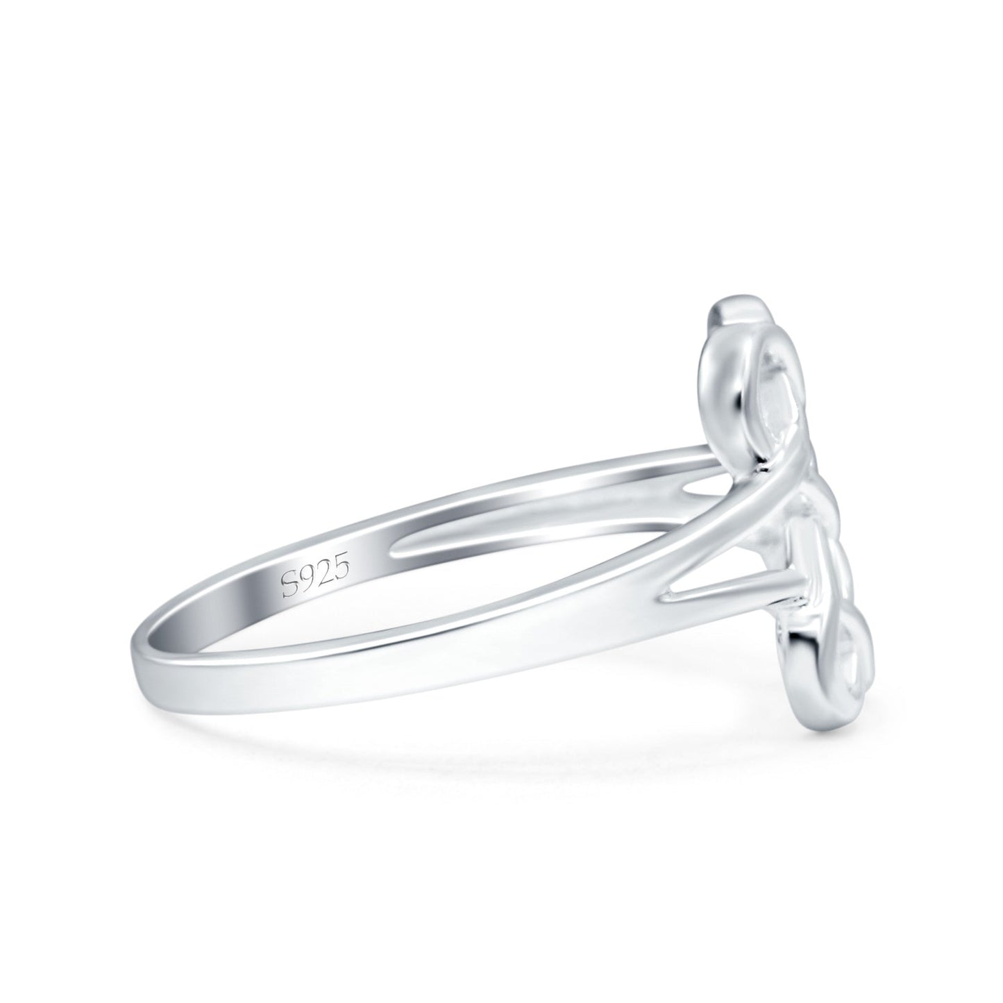 Celtic Oxidized Band Thumb Ring