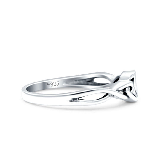 Celtic Oxidized Band Thumb Ring (5mm)