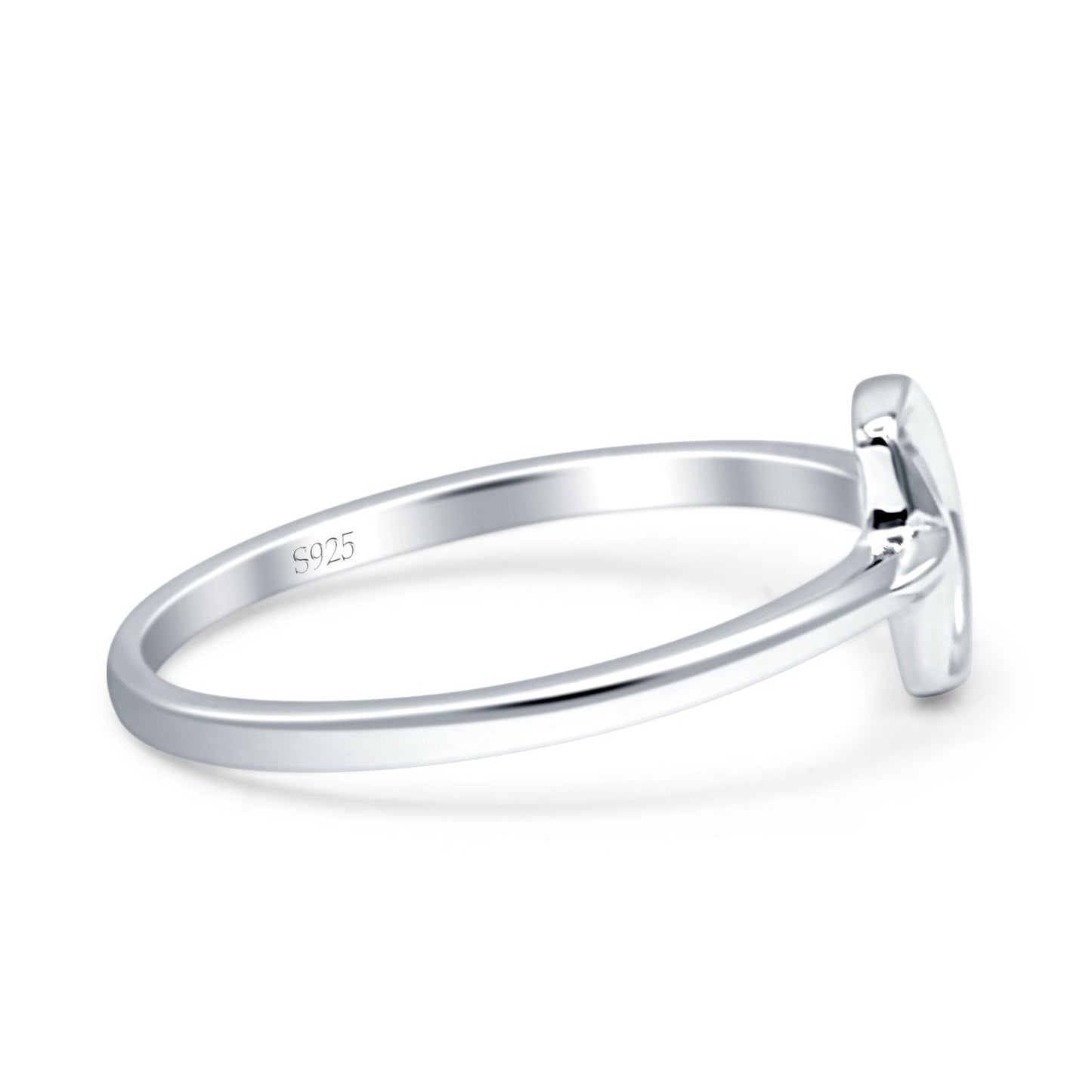 Crescent Moon & Star Ring