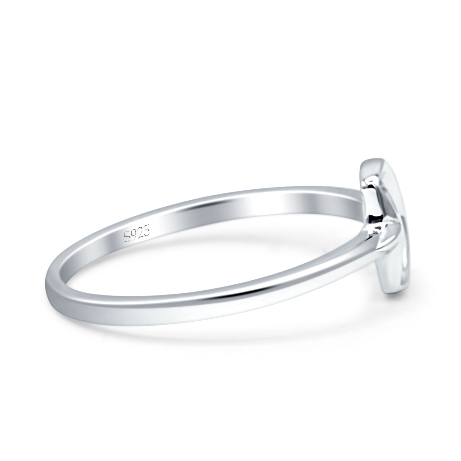Crescent Moon & Star Ring