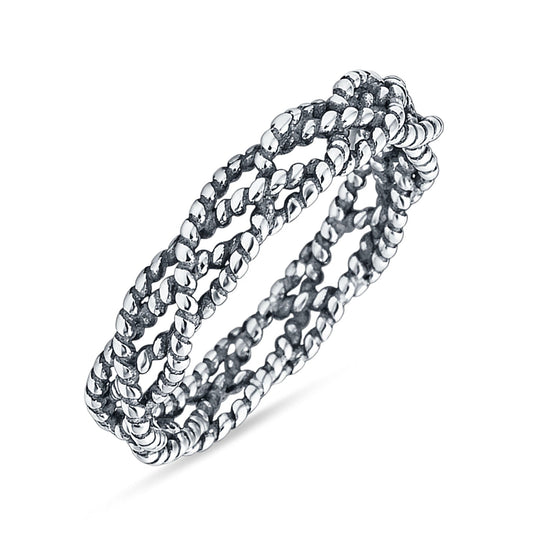Twisted Rope Ring