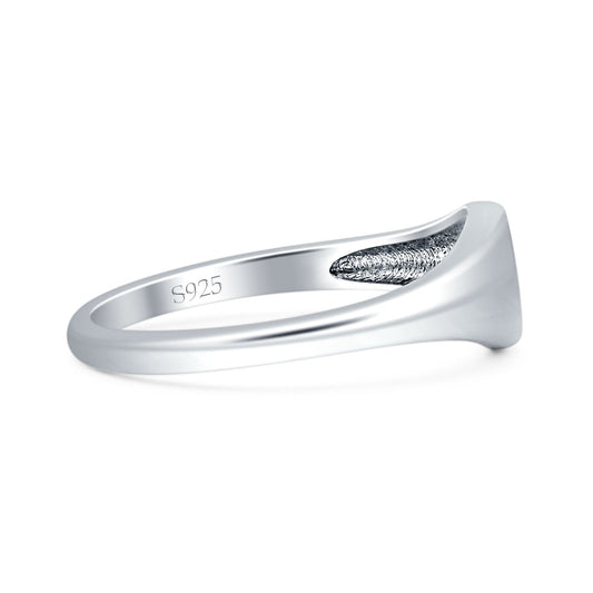 Round Signet Ring