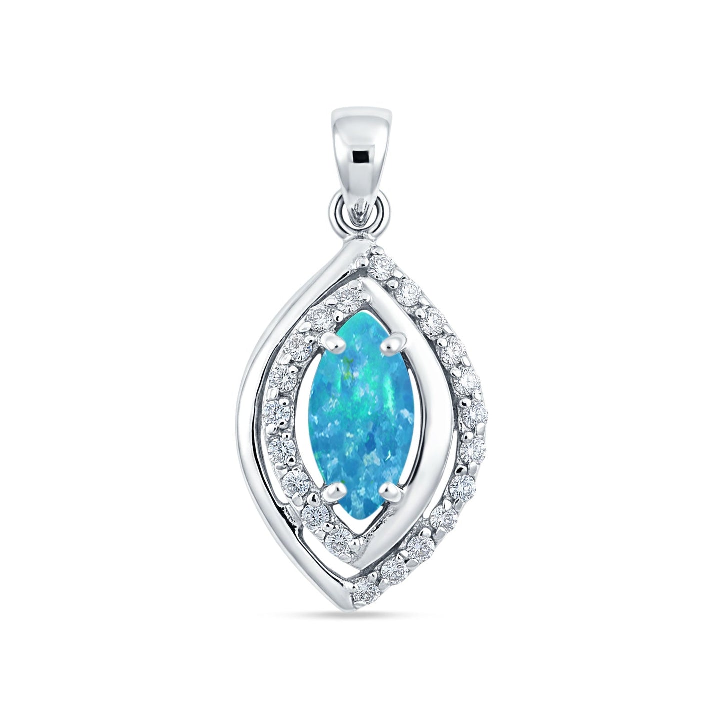 CZ Marquise Pendant