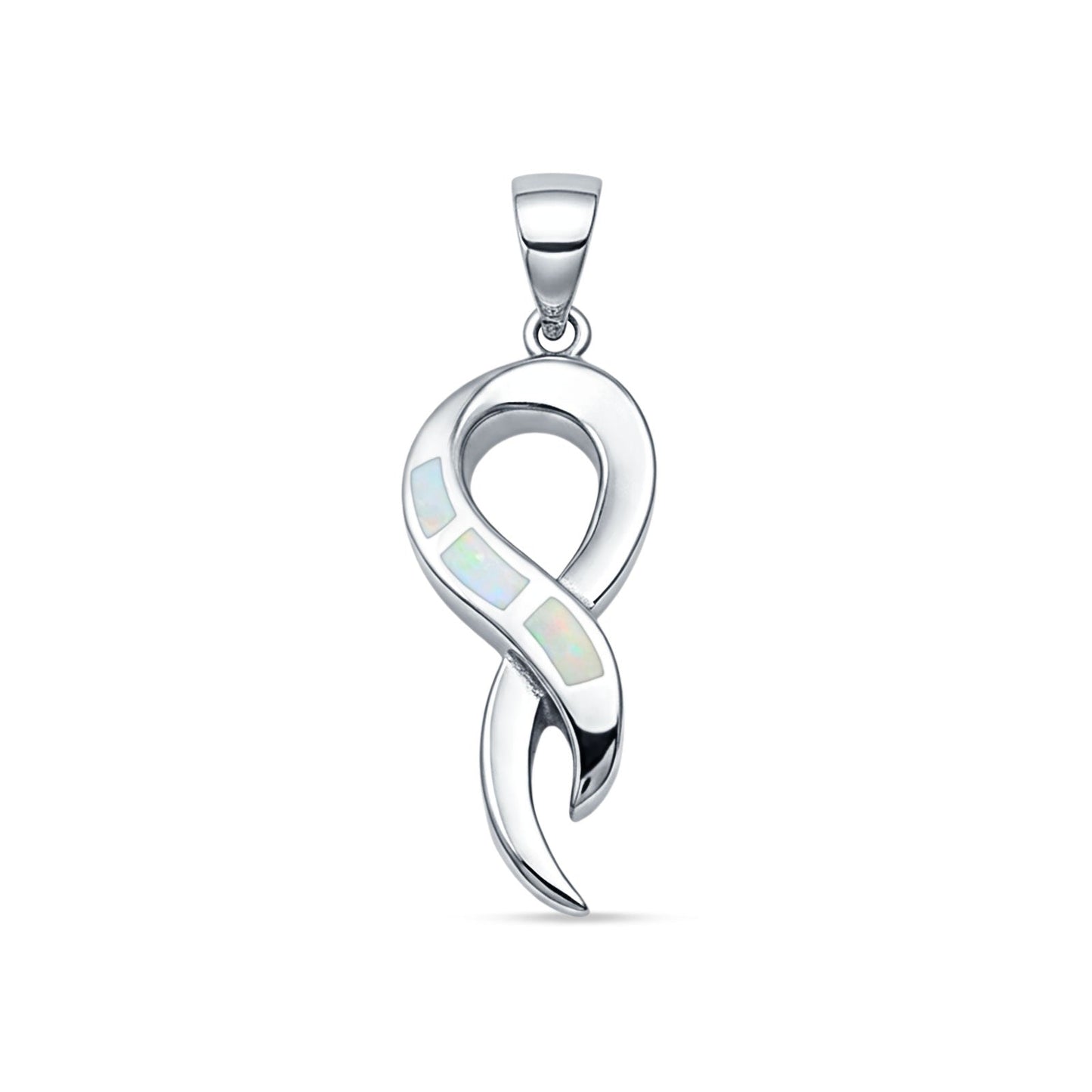 Criss Cross Loop Twist Pendant