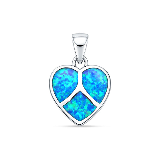 Peace Heart Pendant