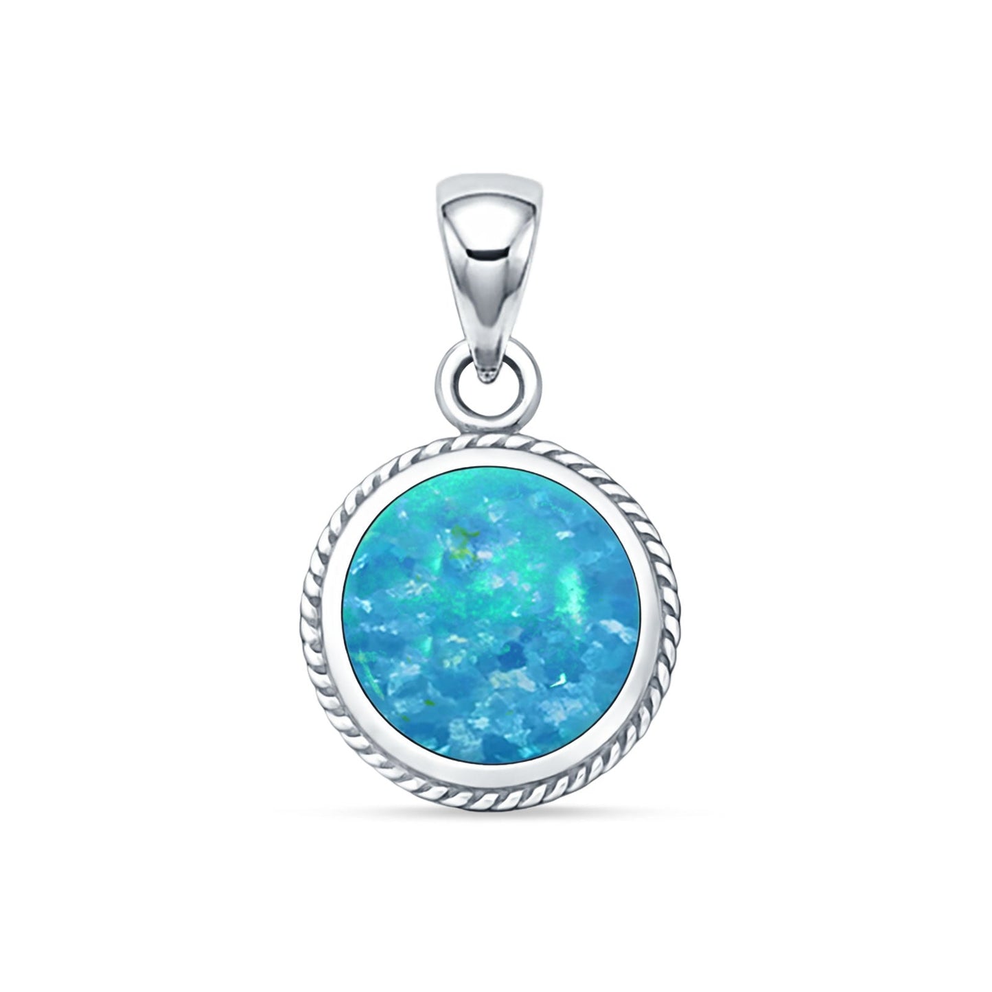 Round Solitaire Pendant