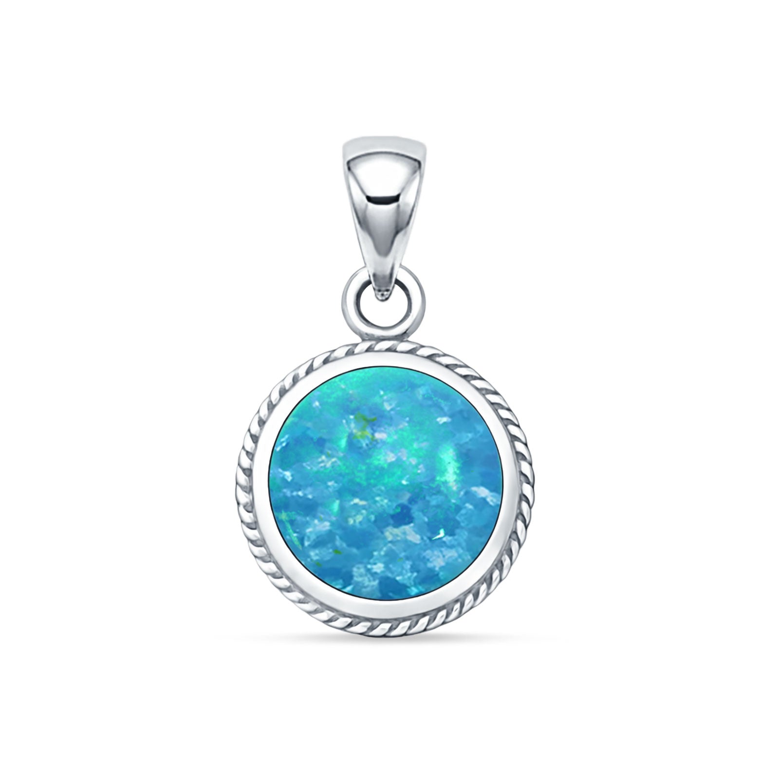 Round Solitaire Pendant