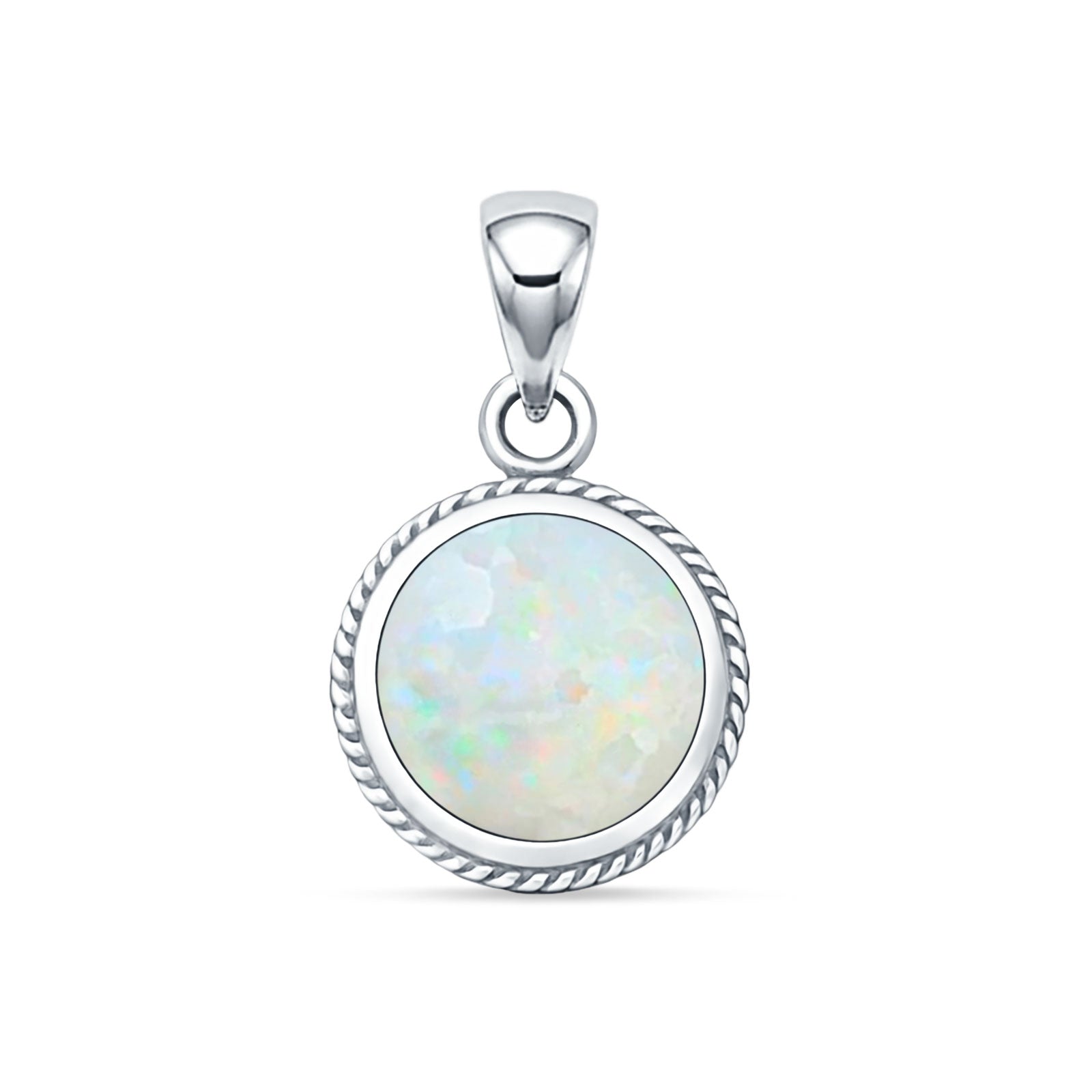 Round Solitaire Pendant