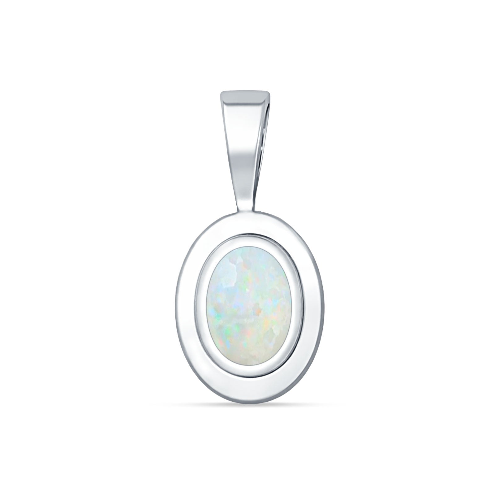 Oval Solitaire Pendant
