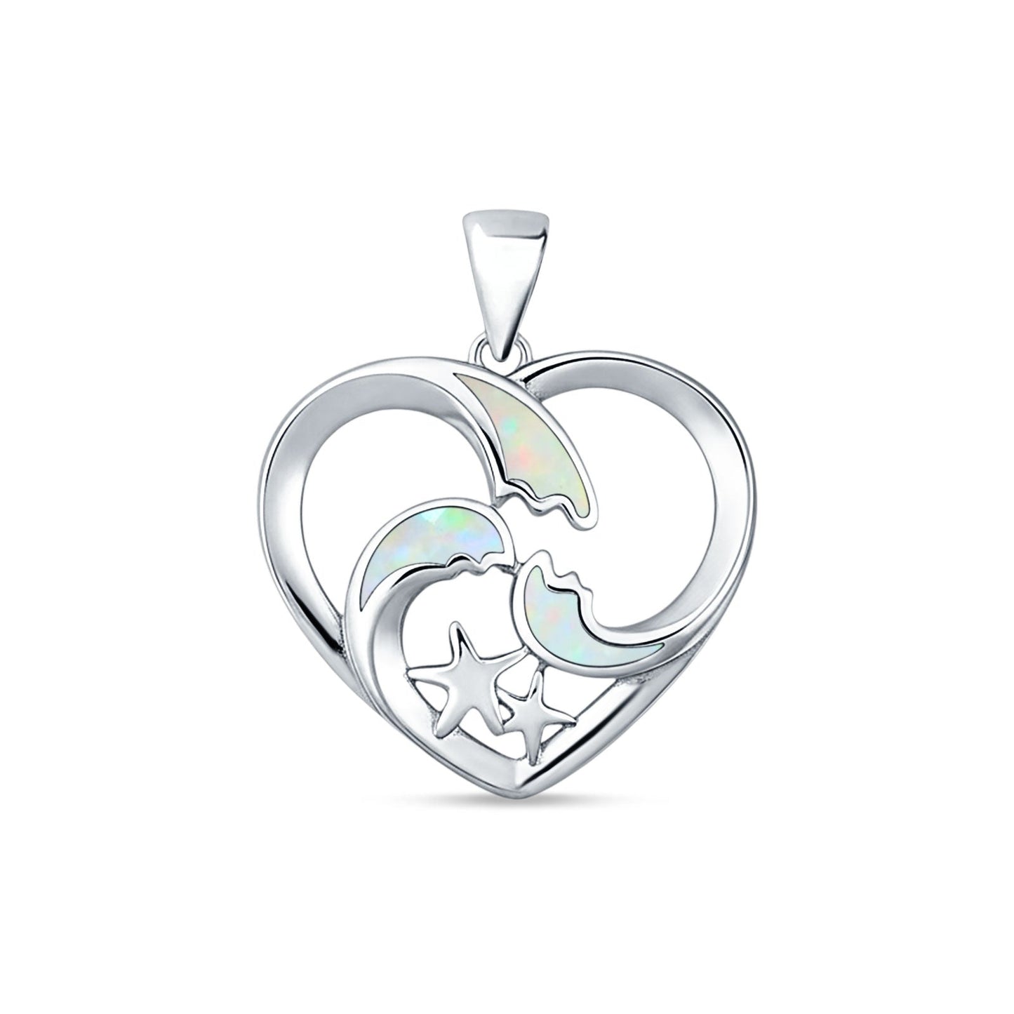 Heart & Star Pendant