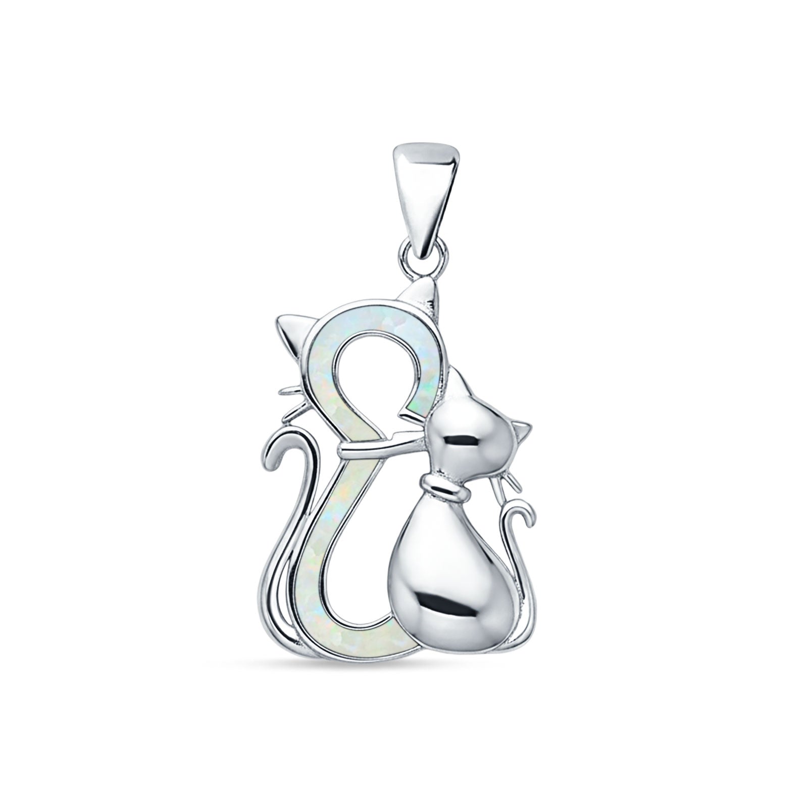 Two Cat Pendant
