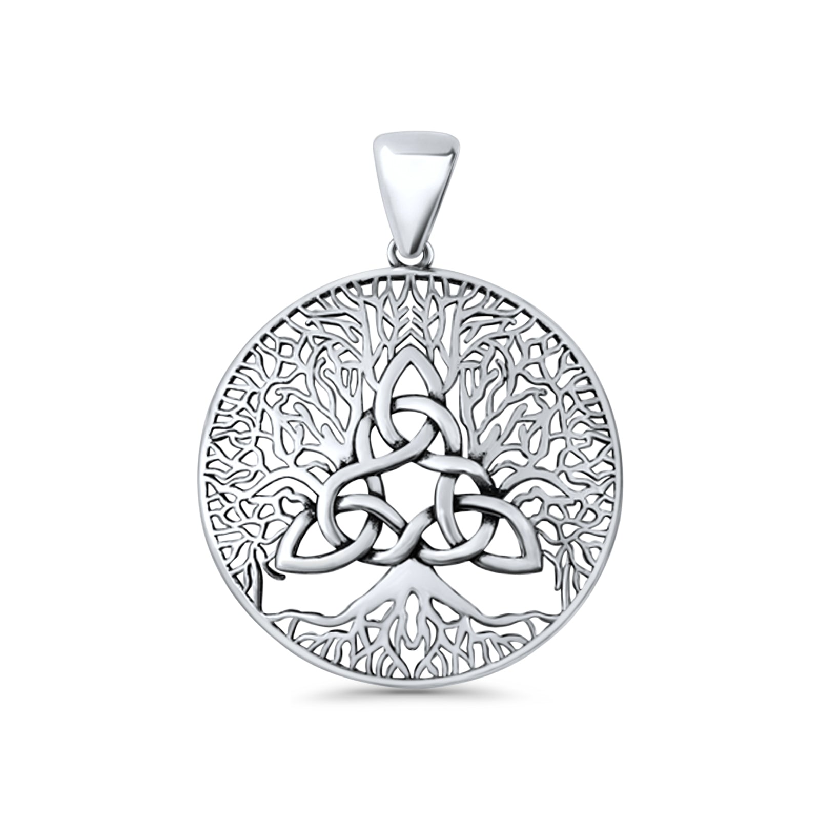 Celtic Trinity & Tree Of Life Pendant