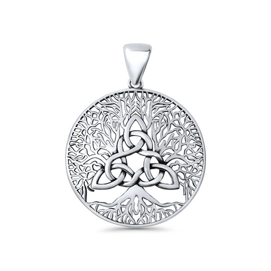 Celtic Trinity & Tree Of Life Pendant