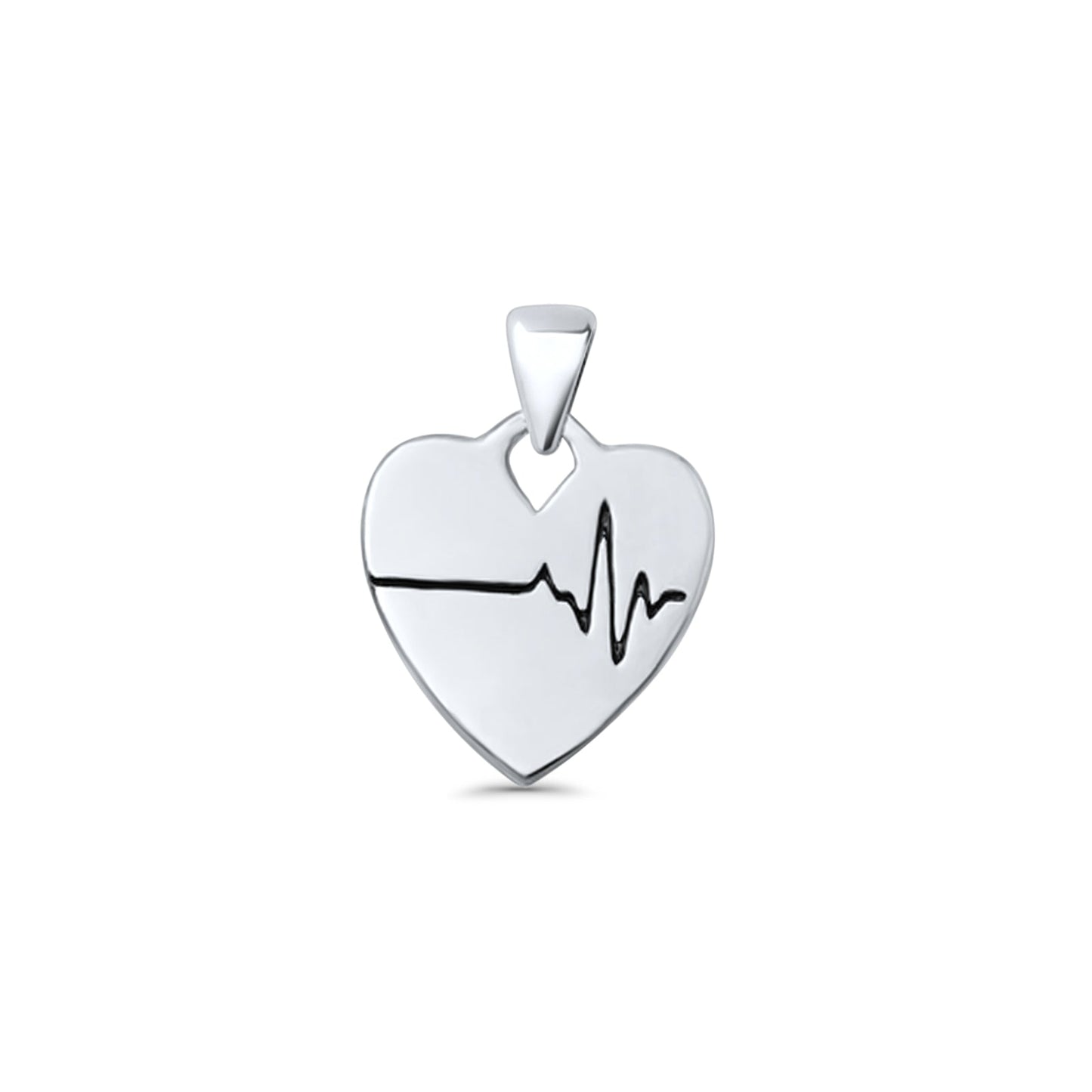 Heart & EKG Pendant