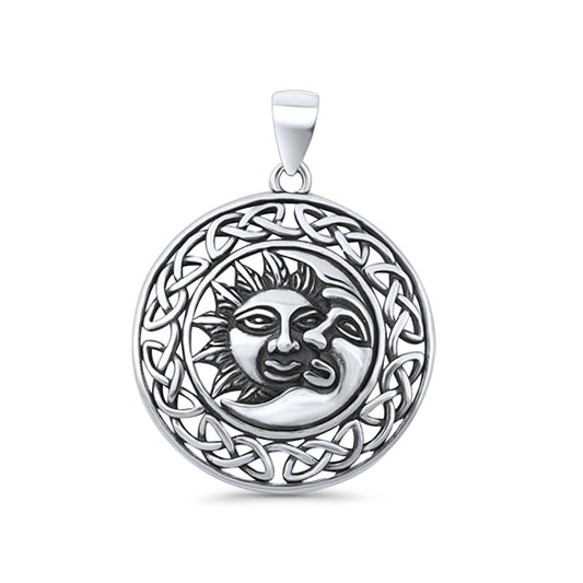 Celtic Sun & Moon Pendant