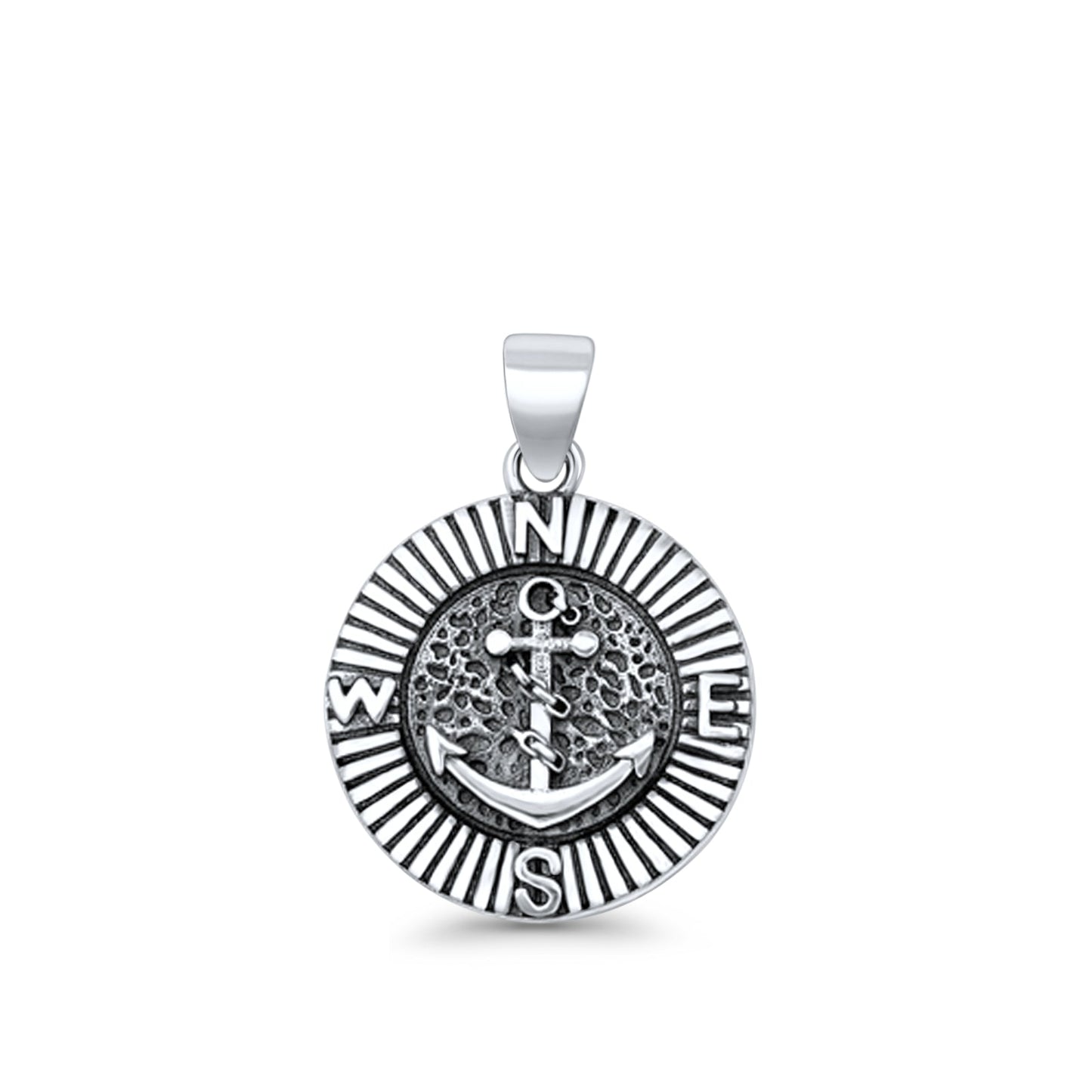 Anchor & Compass Pendant