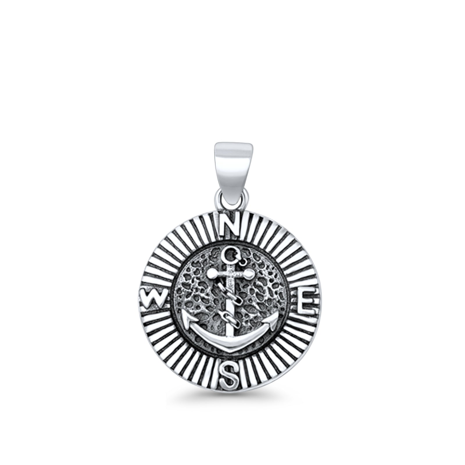 Anchor & Compass Pendant