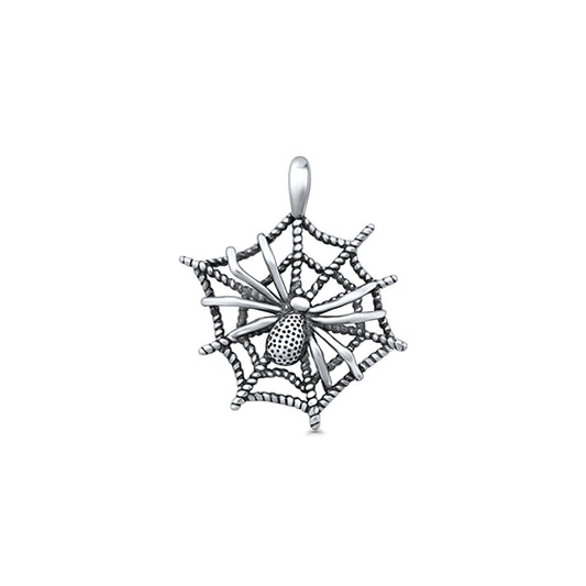 Spider & Web Pendant