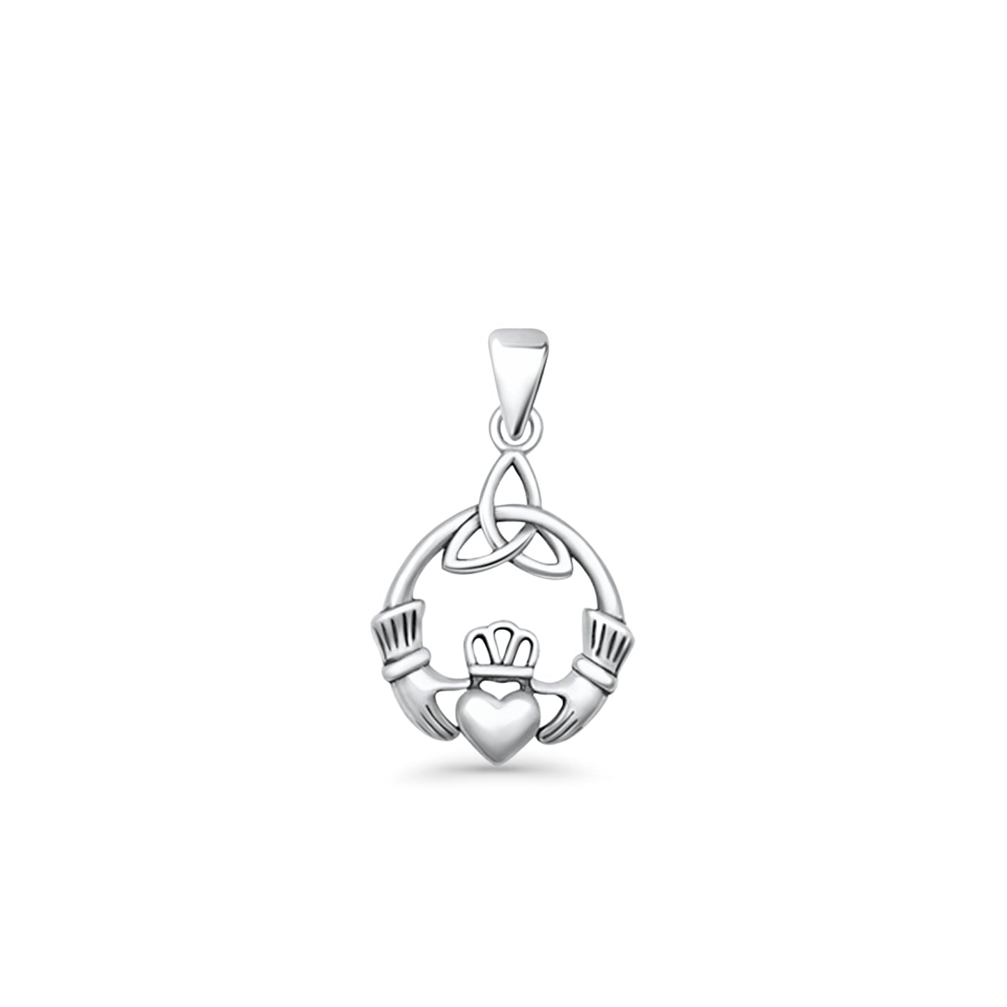 Claddagh & Triquetra Pendant