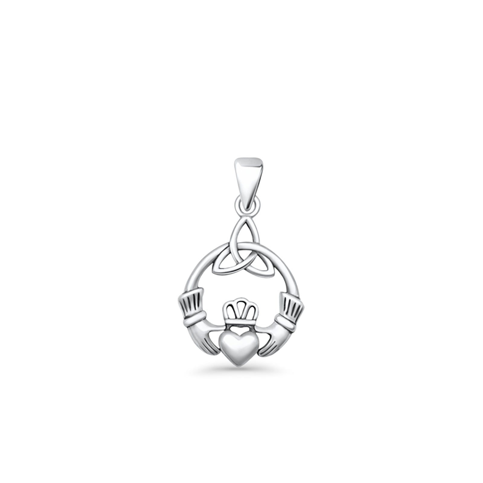Claddagh & Triquetra Pendant