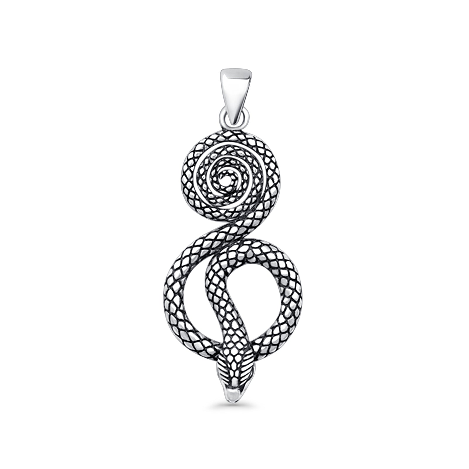 Snake & Spiral Pendant