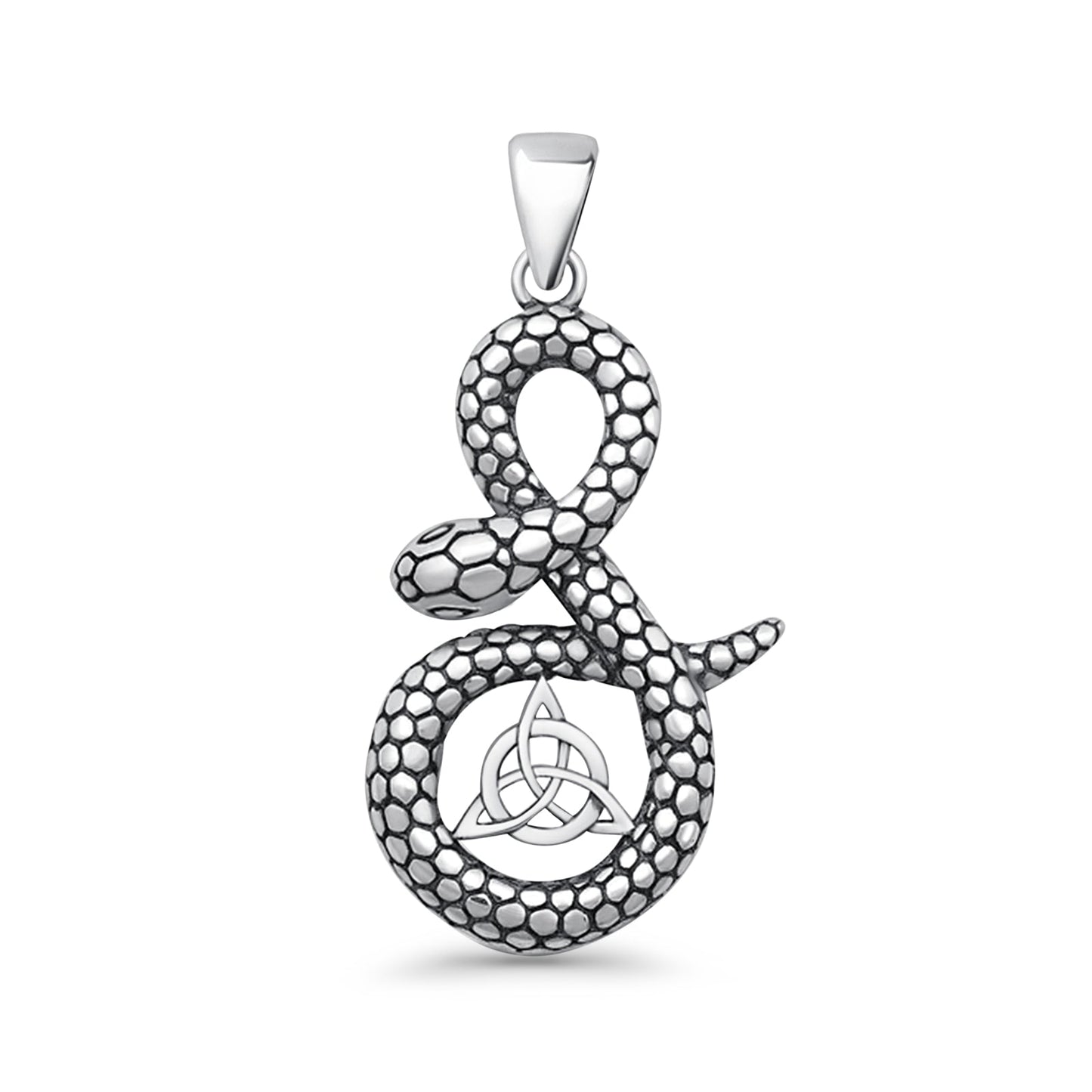 Snake & Triquetra Pendant