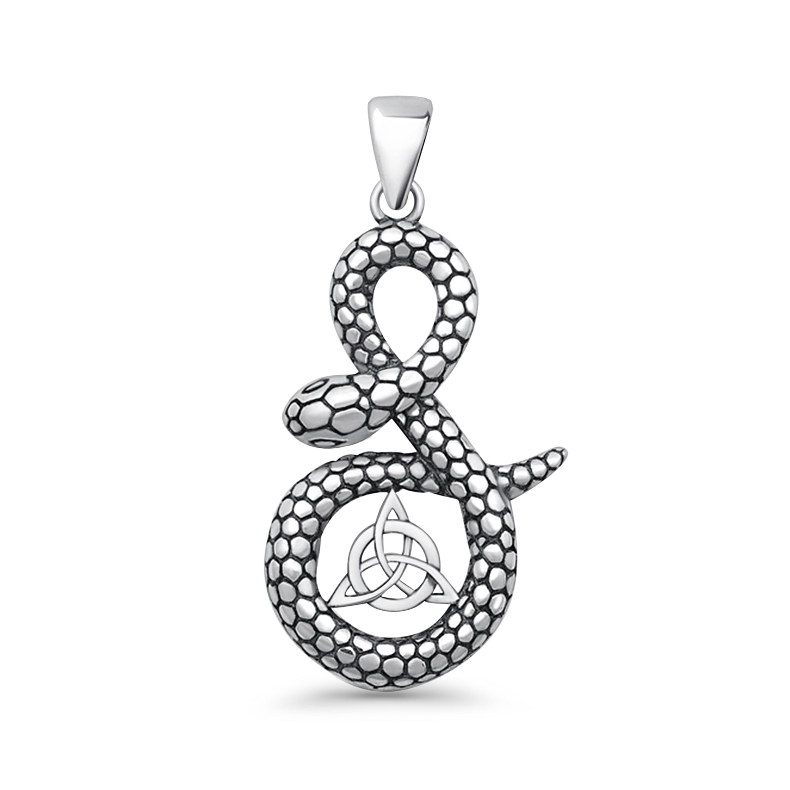 Snake & Triquetra Pendant