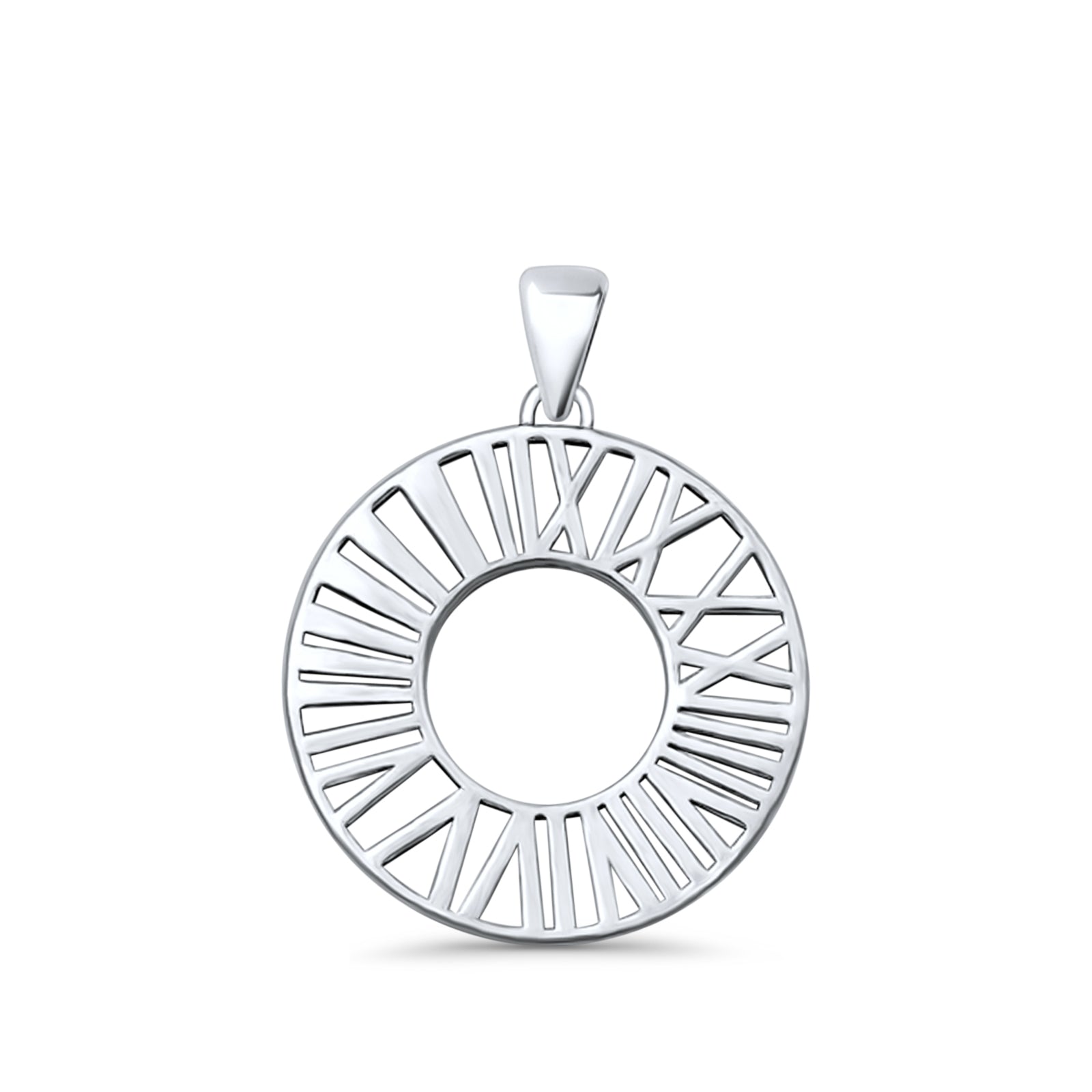 Roman Numerals Pendant