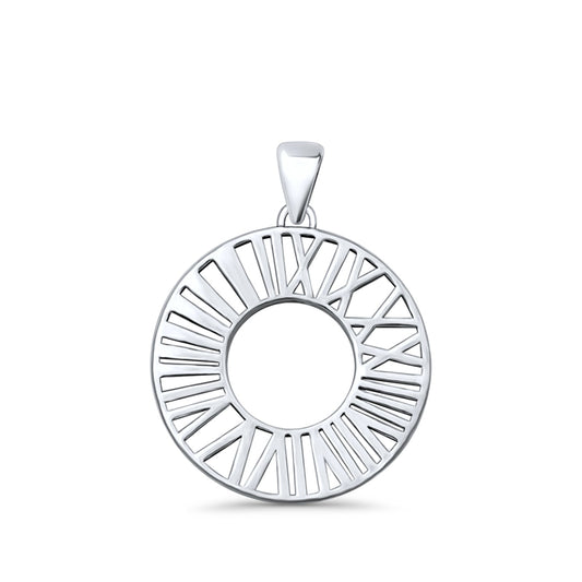 Roman Numerals Pendant