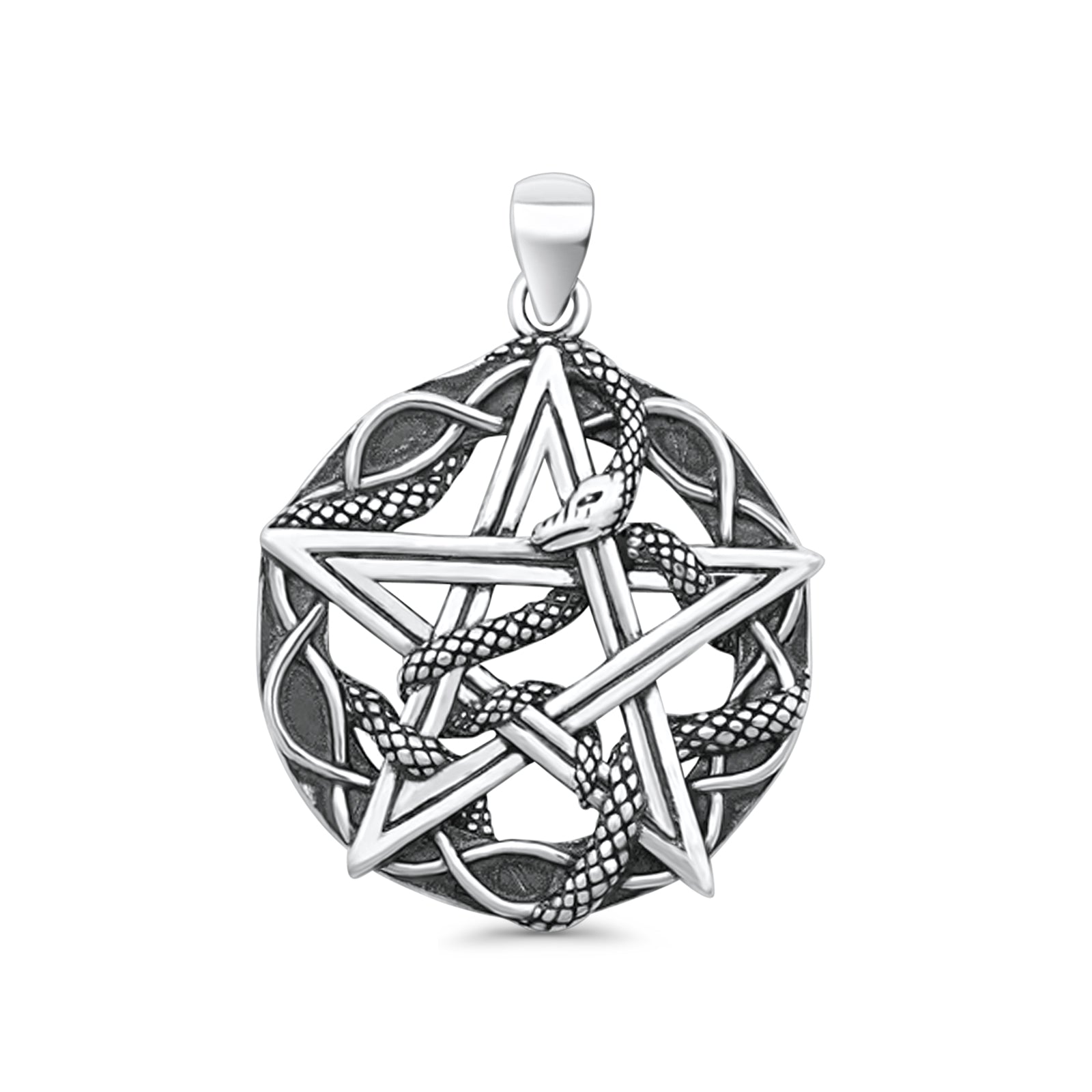 Snake & Pentagram Pendant