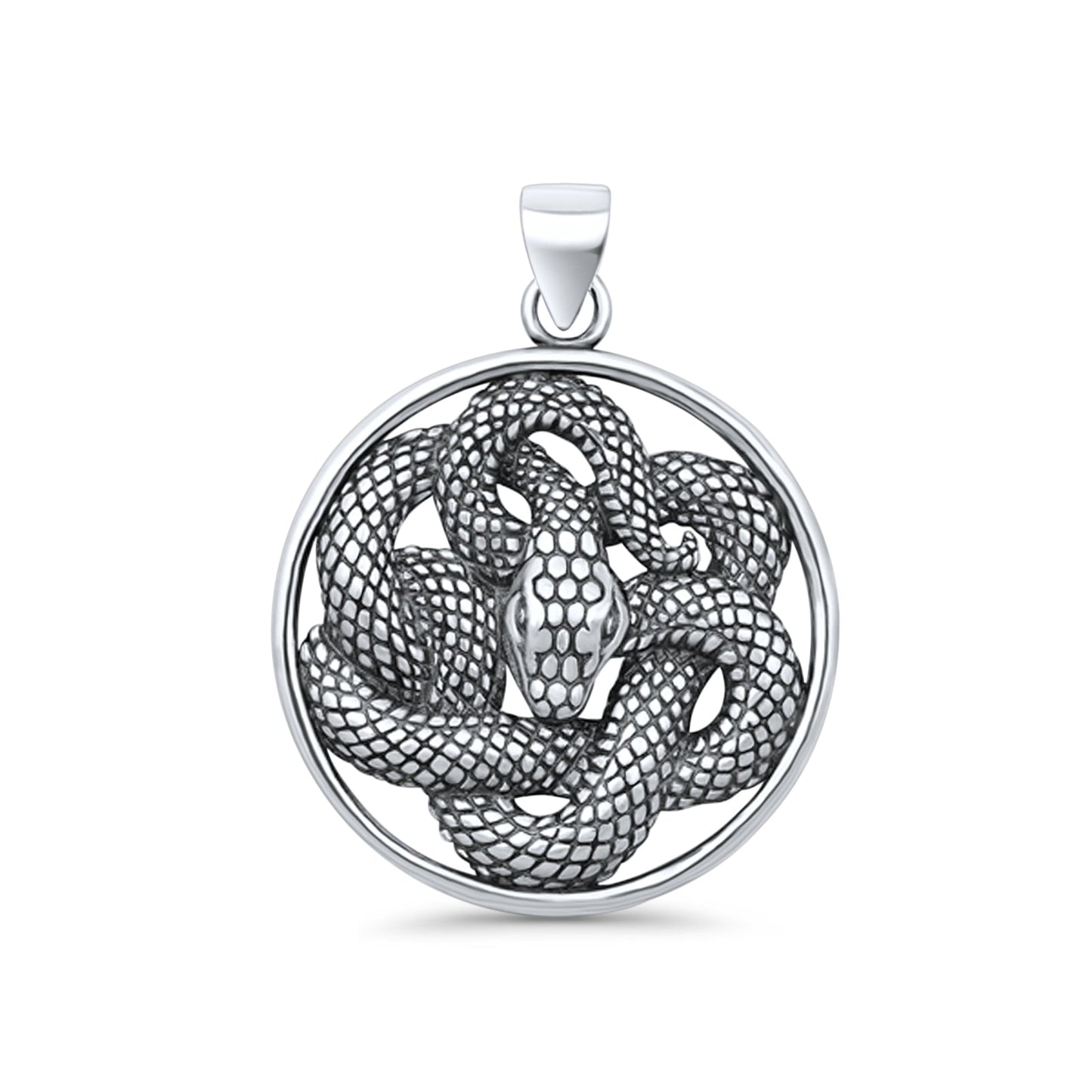 Twisted Snake Pendant