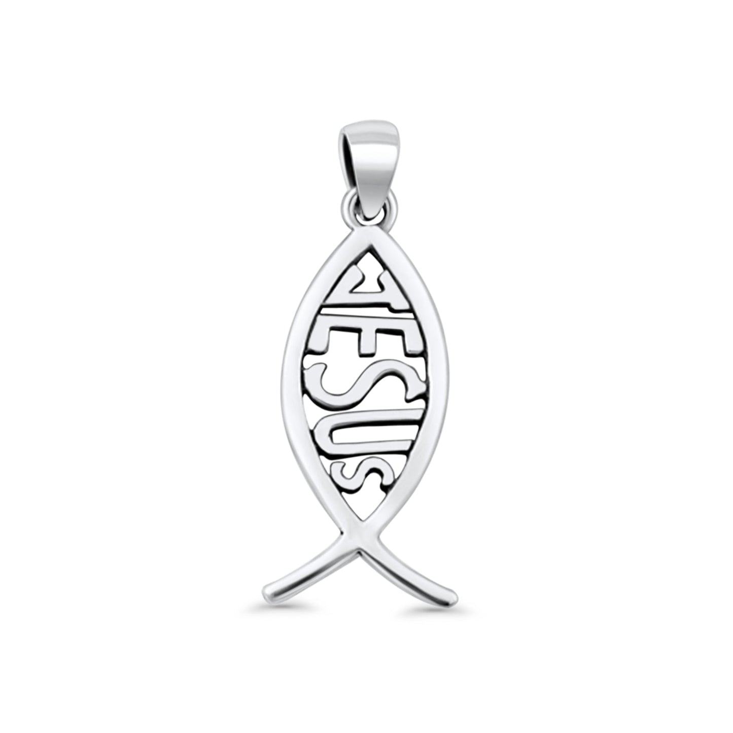  Jesus Fish Pendant