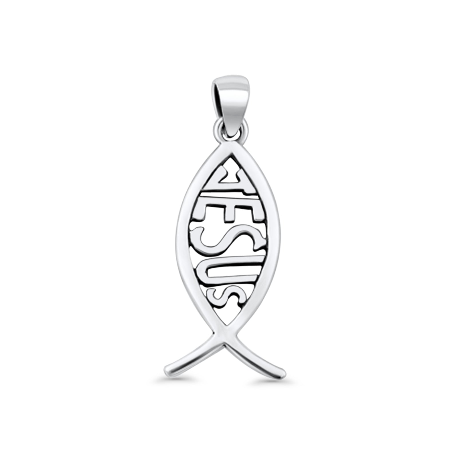  Jesus Fish Pendant