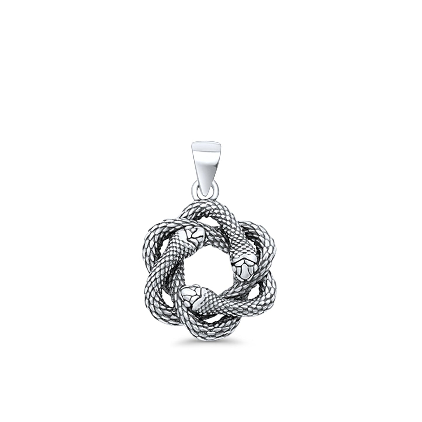  Twisted Snake Pendant