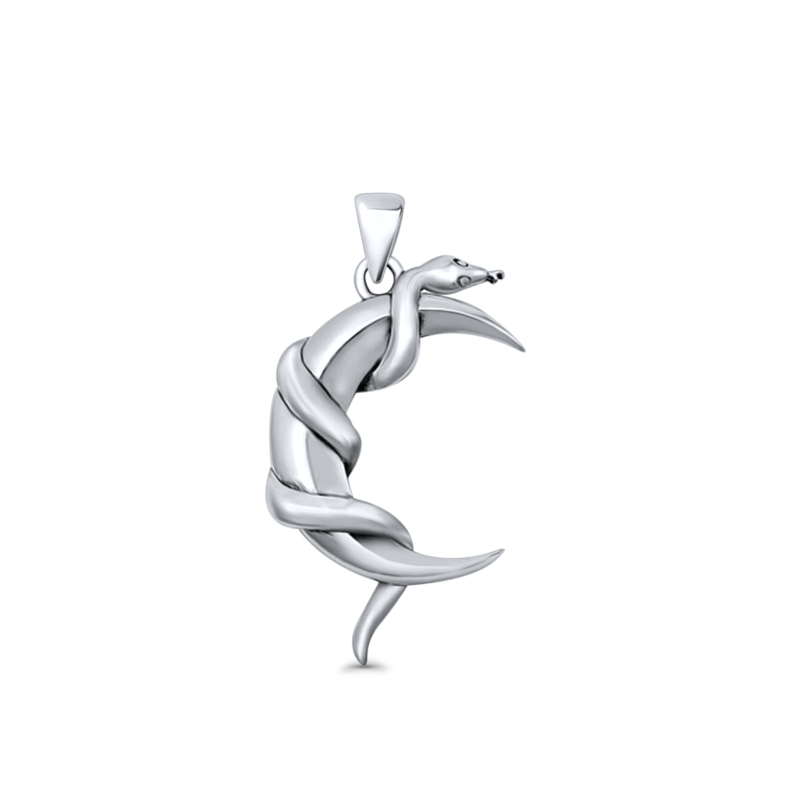  Moon & Snake Pendant