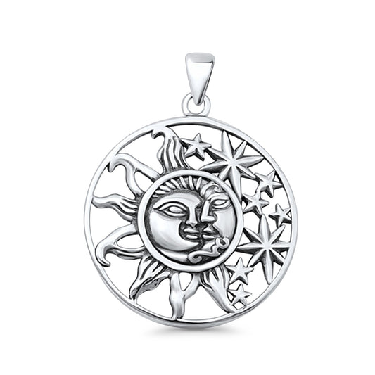 Sun Moon & Stars Pendant