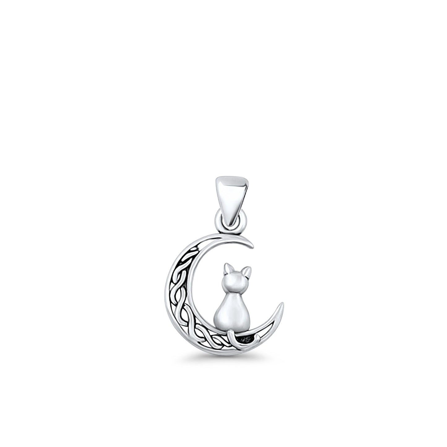 Cat & Moon Pendant