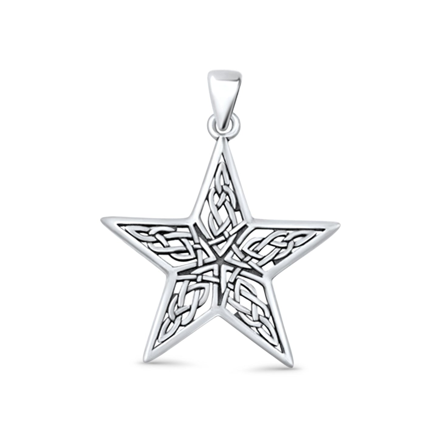  Celtic Style Star Pendant