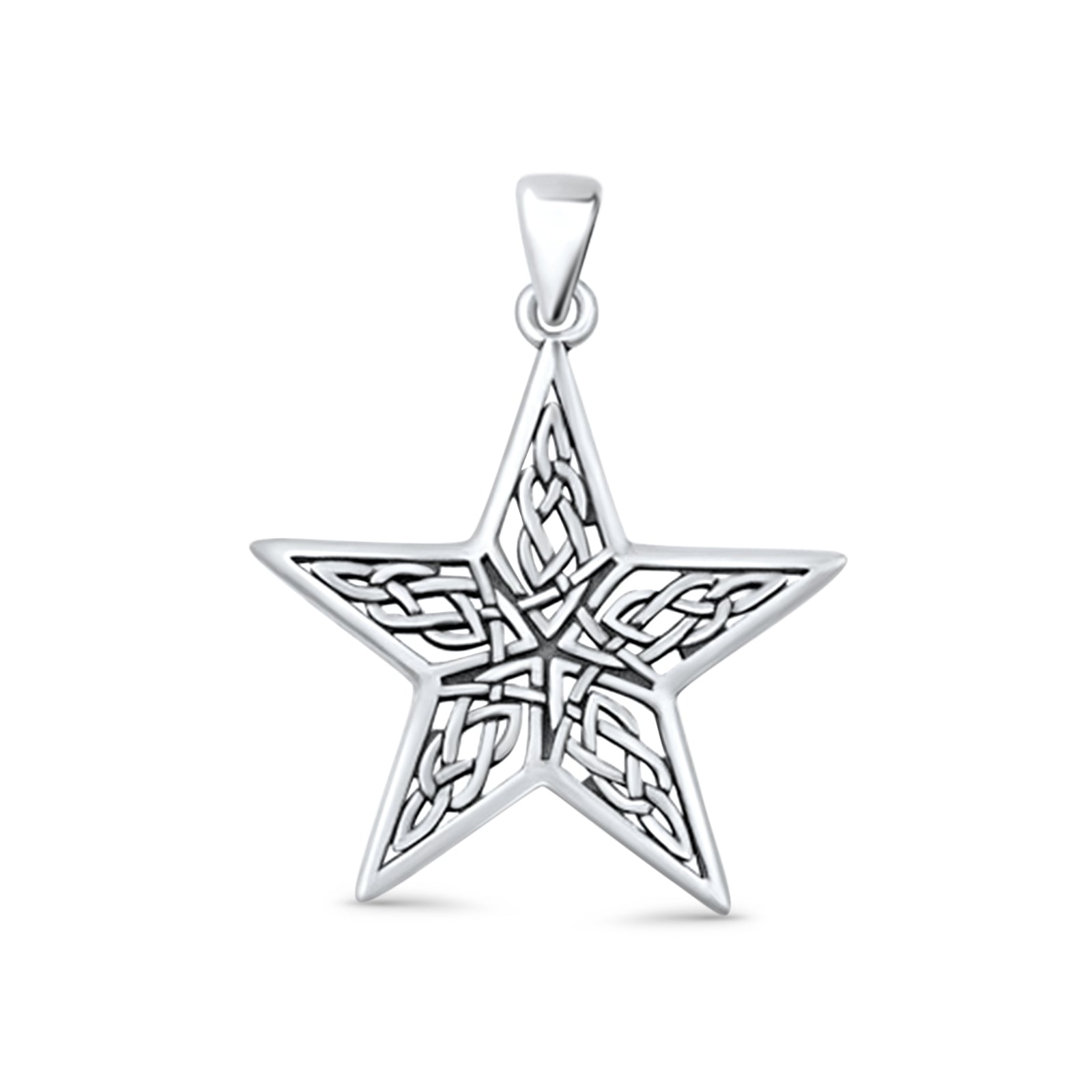  Celtic Style Star Pendant