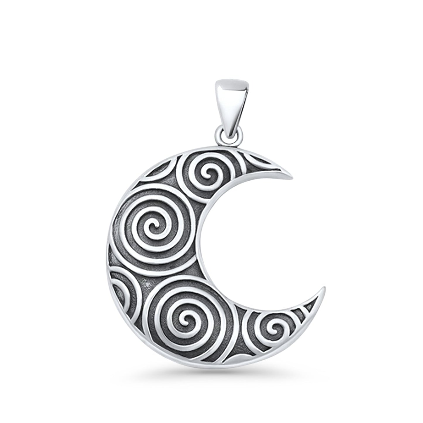  Crescent Moon Pendant