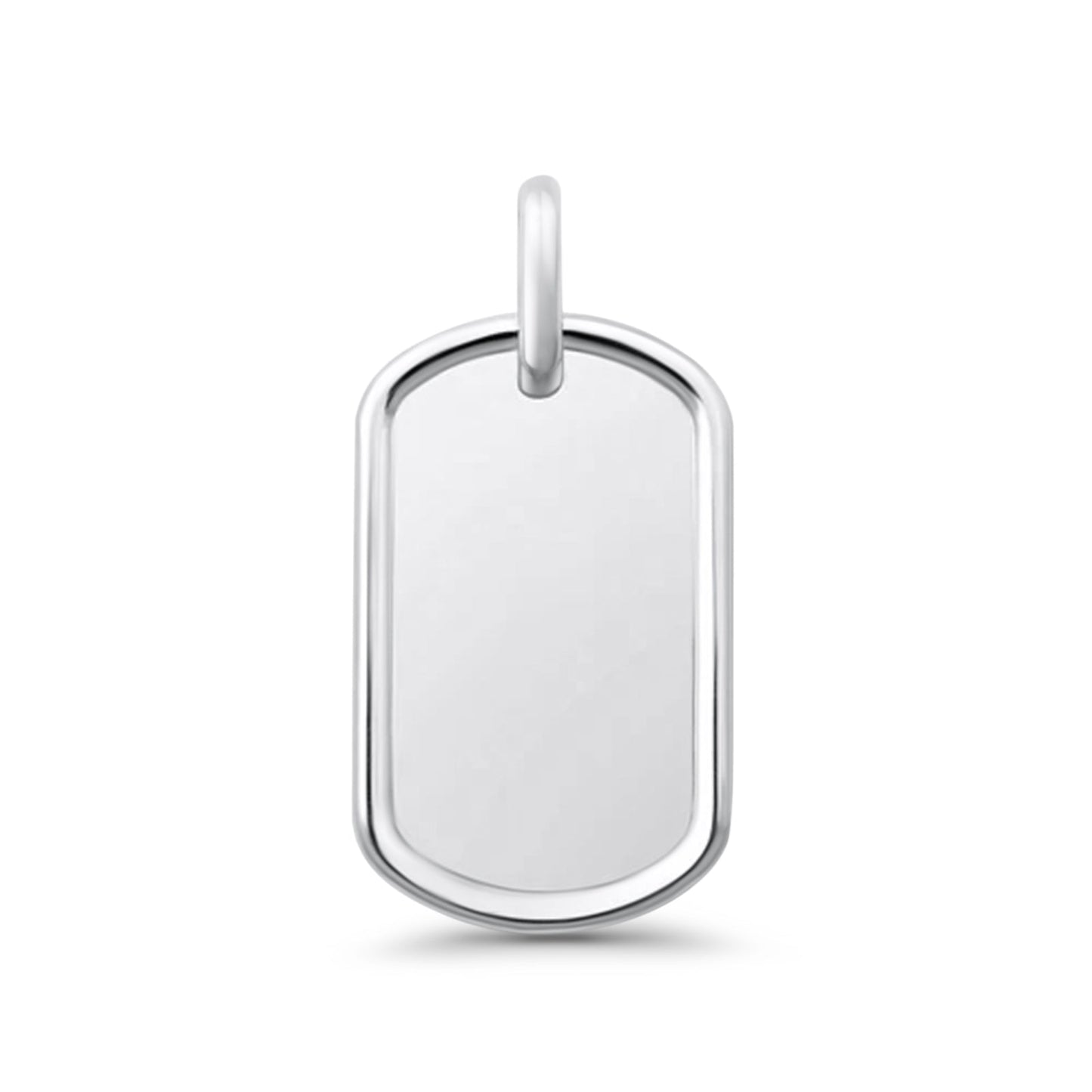  Dog Tag Charm Pendant