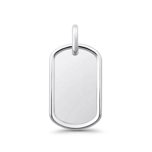  Dog Tag Charm Pendant