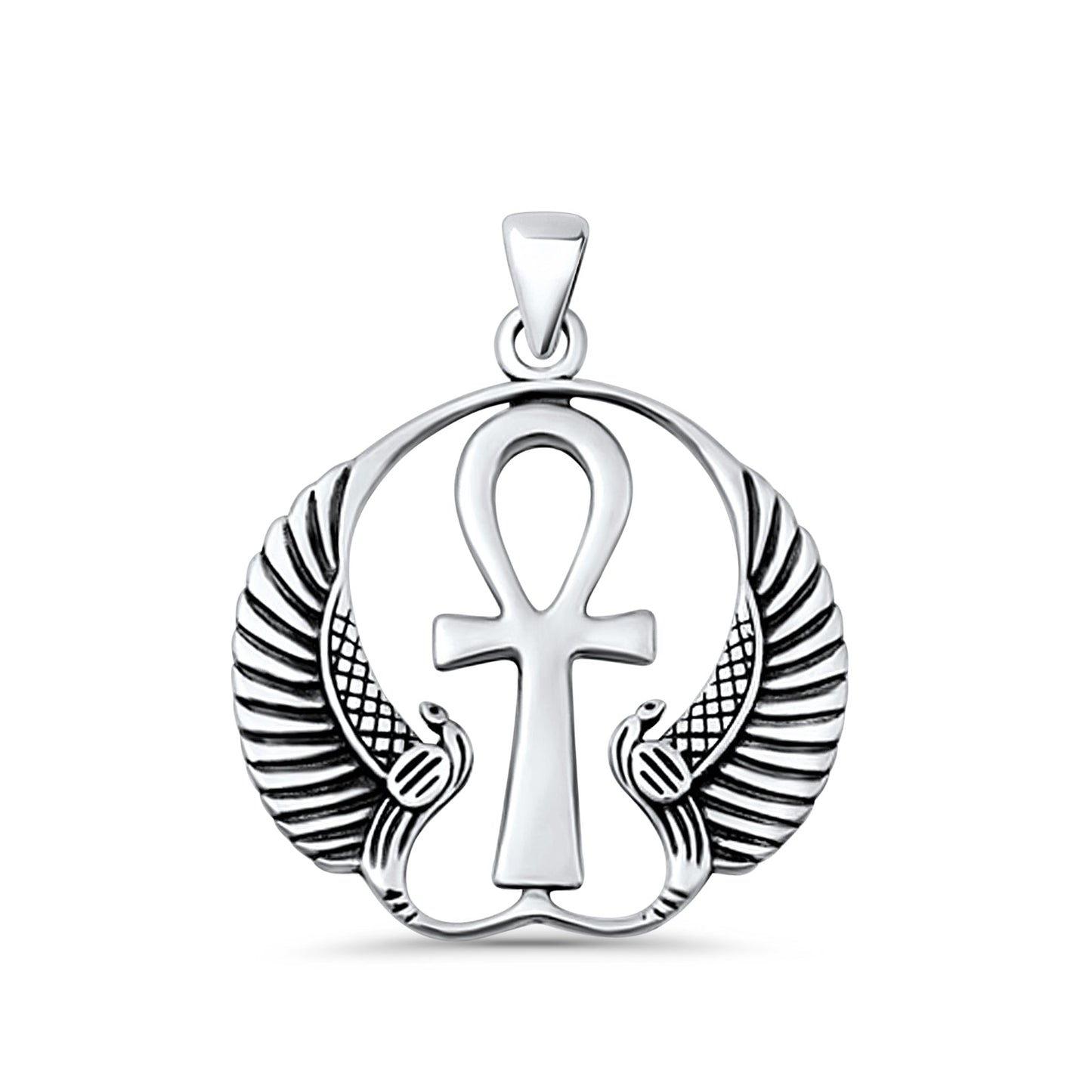  Ankh & Wings Pendant
