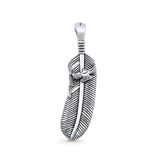 Feather & Bird Pendant