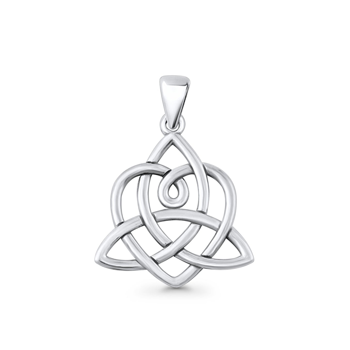  Triquetra & Heart Pendant